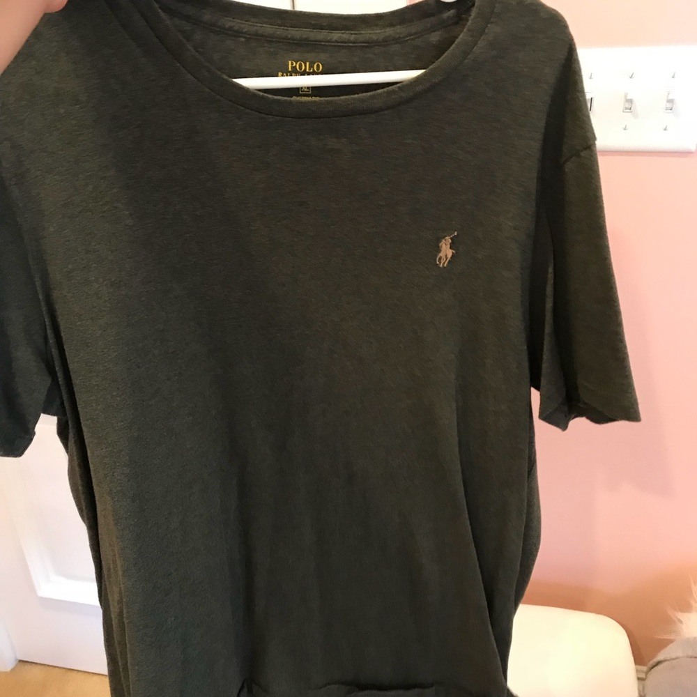 Polo ralph lauren army green t-shirt !!